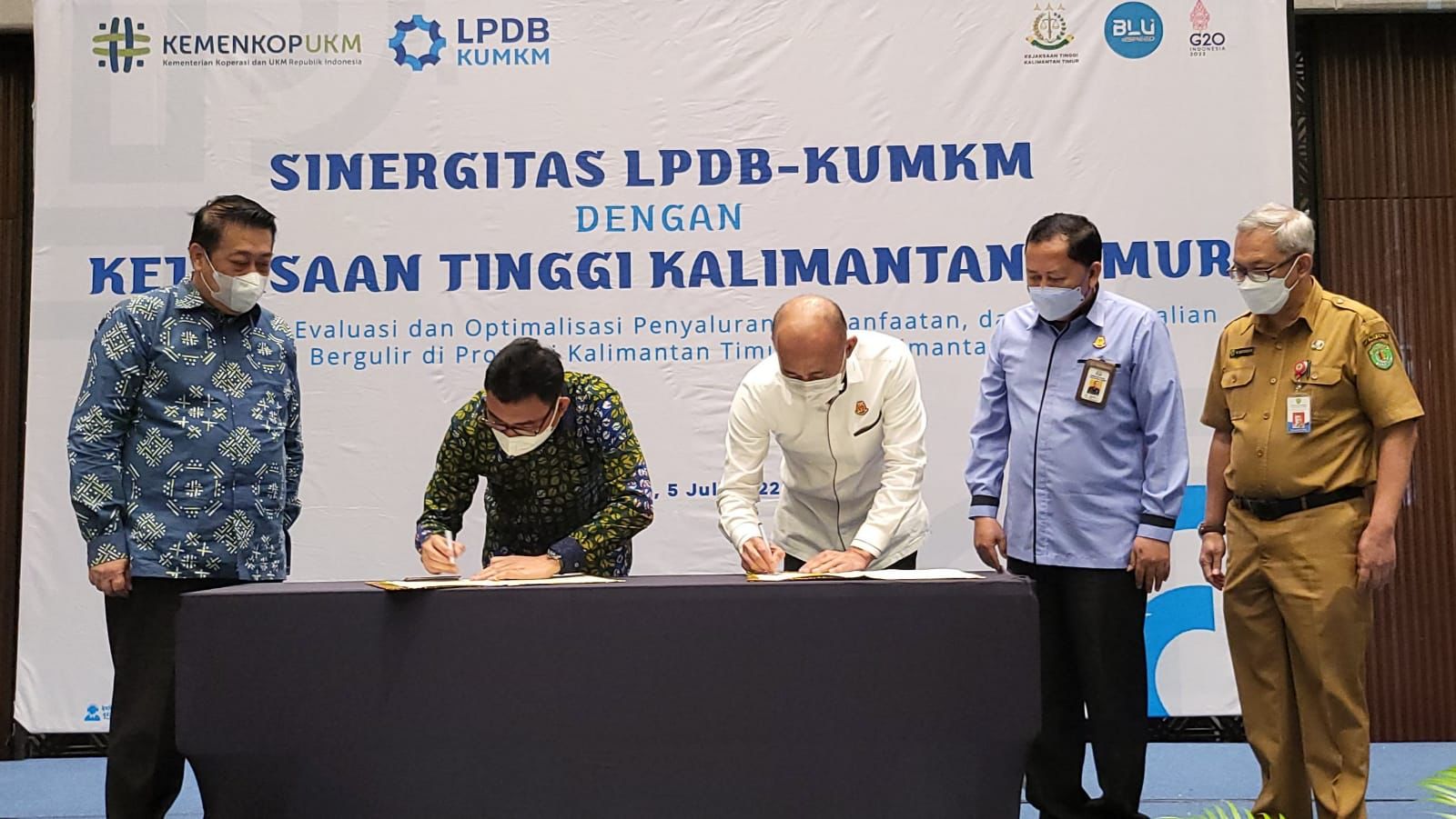Upaya Pemulihan Ekonomi Masyarakat, LPDB-KUMKM Teken MoU dengan Kejati Kaltim