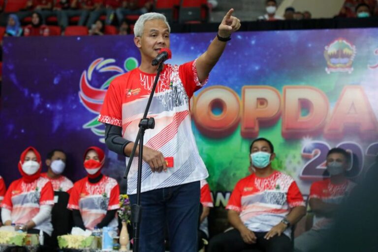 Semangati Atlet Muda, Ganjar: Kibarkan Merah Putih di Penjuru Dunia