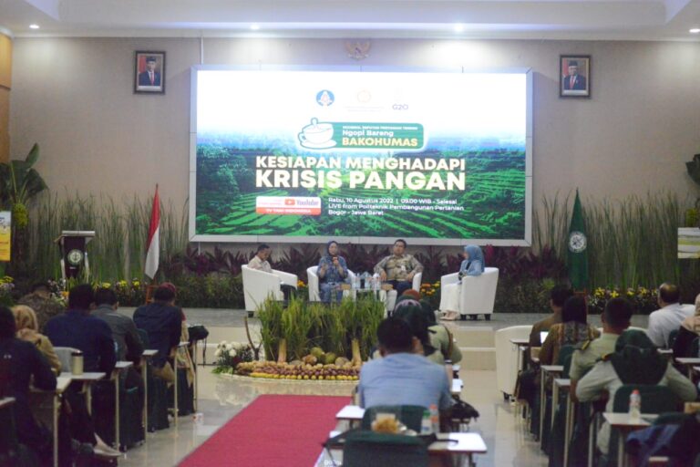 Komunikasi Kesiapan Hadapi Krisis Pangan, Kuncinya Sinergitas