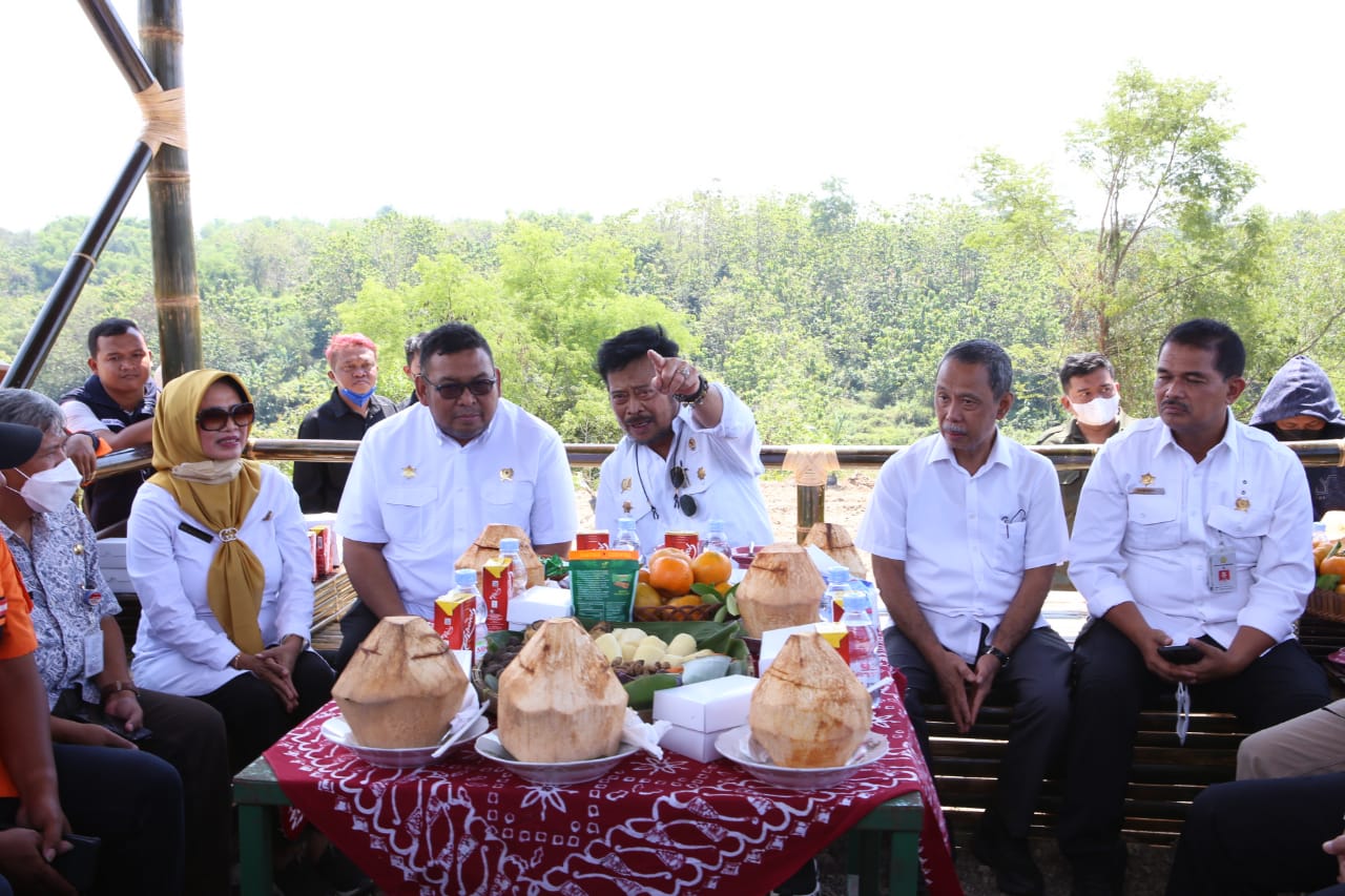 Mentan SYL Tinjau Lokasi Pengembangan Kelapa Genjah di Karanganyar