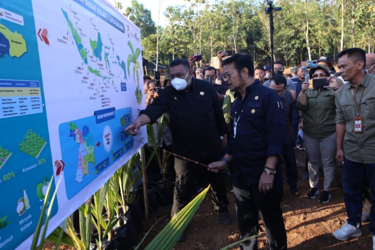 Mentan SYL Cek Persiapan Pengembangan Kelapa Genjah 1 Juta Batang di Sukoharjo