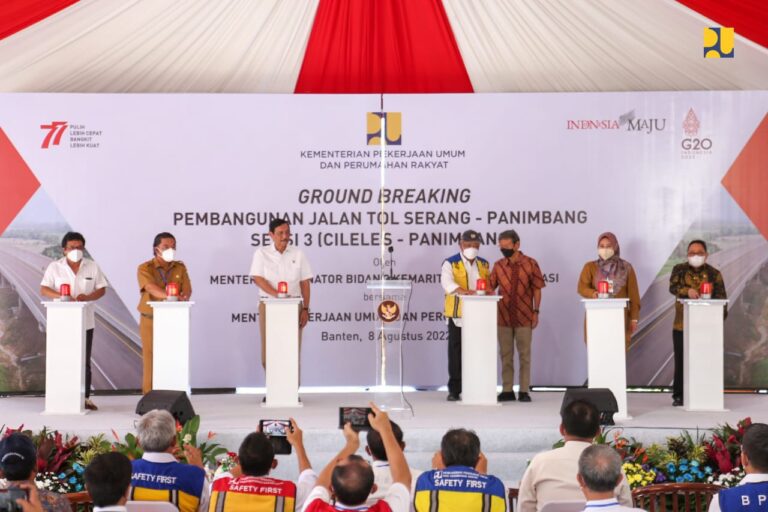 Groundbreaking Jalan Tol Serang – Panimbang Seksi 3, Target Operasi Penuh Tahun 2024