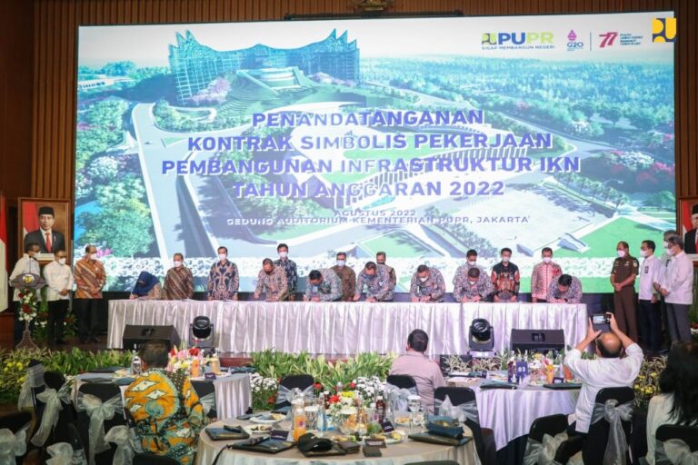 Kementerian PUPR Mulai Pembangunan Infrastruktur IKN Tahap 1 Senilai Rp5,3 Triliun