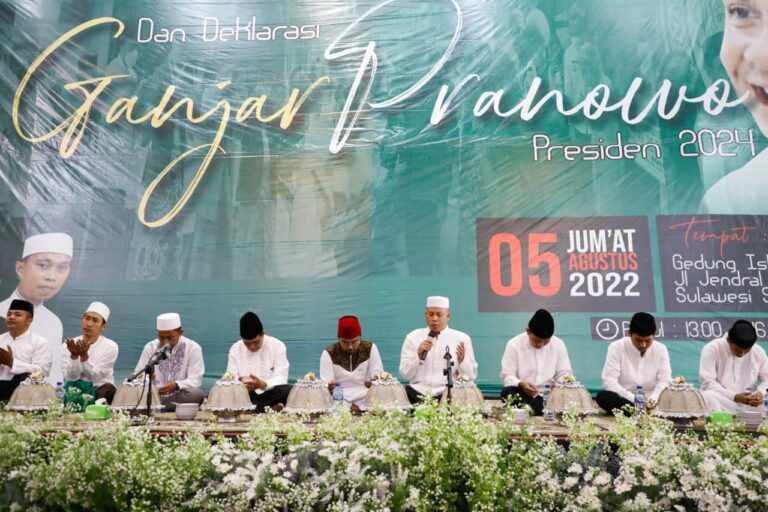 Dinilai Punya Akhlak Baik, Ulama dan Santri di Sulsel Doakan Ganjar jadi Presiden