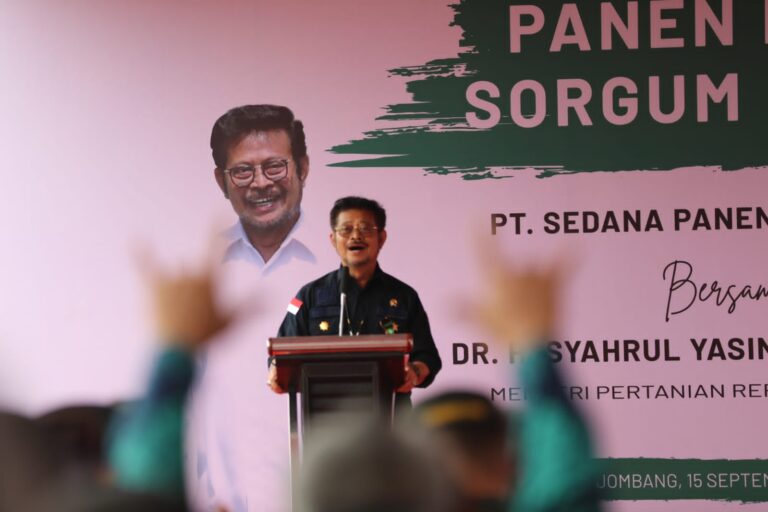 Menteri Pertanian Pacu Petani Sorgum Kabupaten Jombang