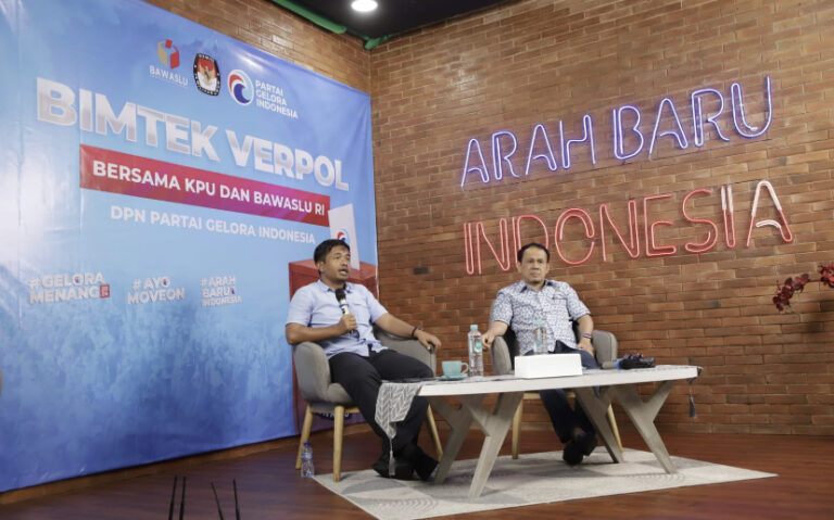 KPU Berikan Bimtek Secara Khusus kepada Partai Gelora Terkait Perbaikan Dokumen Persyaratan Parpol