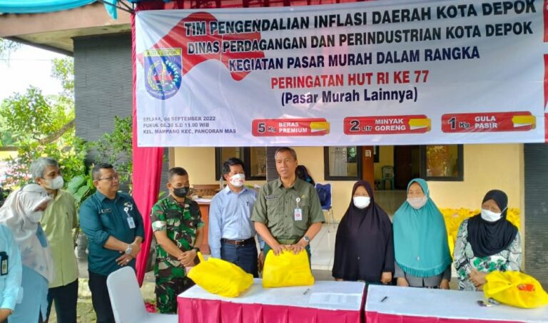Pemkot Depok Gelar Pasar Murah Antisipasi Dampak Harga BBM Naik