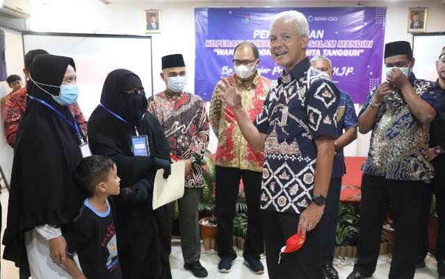 Ganjar Siap Dampingi Koperasi Istri Para Mantan Eks Napiter