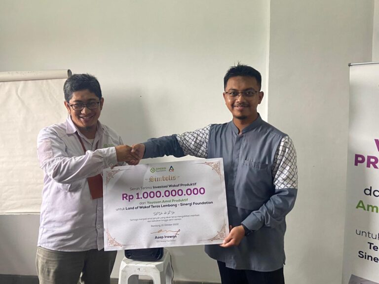 Sinergi Foundation Terima Investasi Wakaf Produktif untuk Kembangkan Land Of Wakaf Teras Lembang