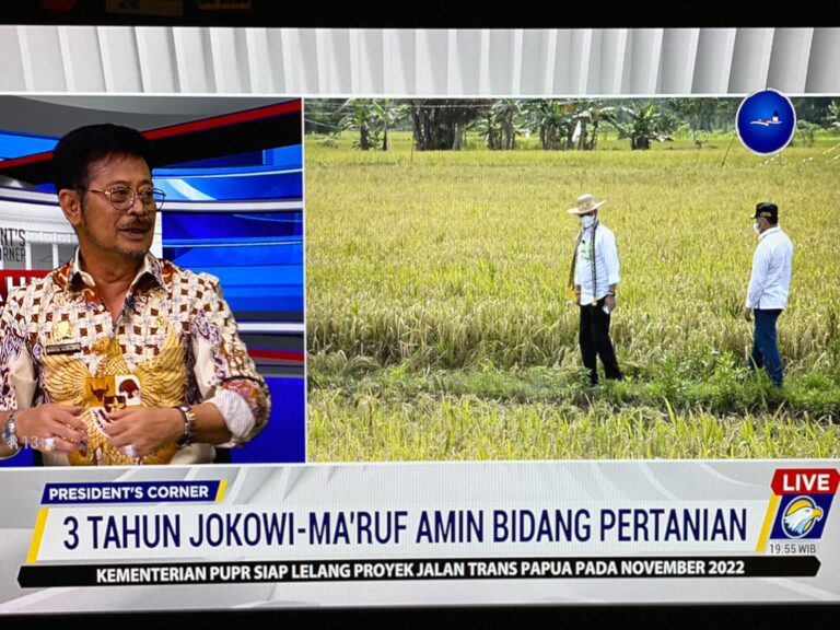 Mentan SYL Minta Jajarannya dan Pemerintah Daerah Pastikan dan Jaga Pangan Aman