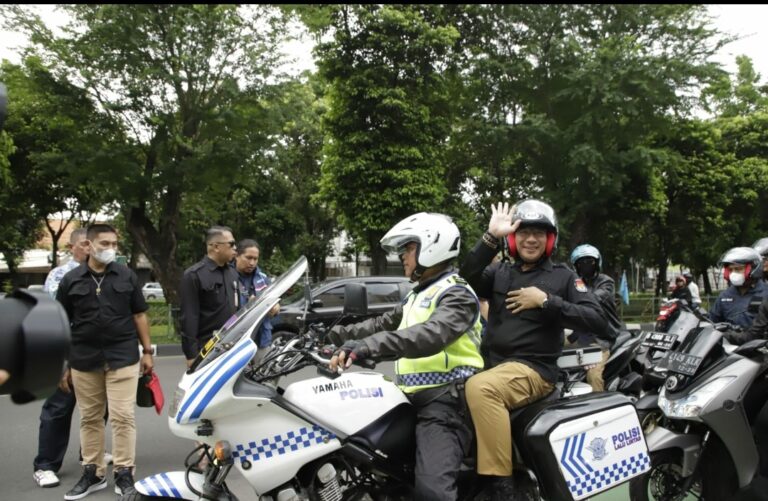 Naiki Motor, Ketua KPU Lakukan Verfak Partai Gelora