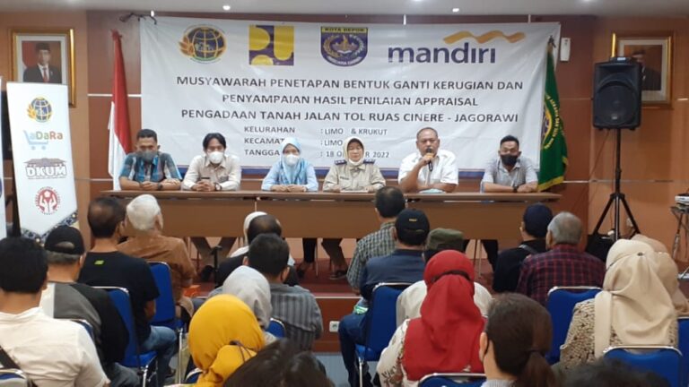 BPN Depok dan Warga Musyawarah Pembebasan Lahan Tol, Ini Hasilnya
