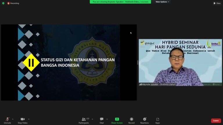 Rokhmin Dahuri beberkan Strategi Pembangunan untuk Kedaulatan Pangan