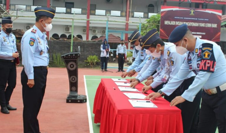 Lapas Serang Tandatangani Pakta Integritas Netral di Pemilu 2024