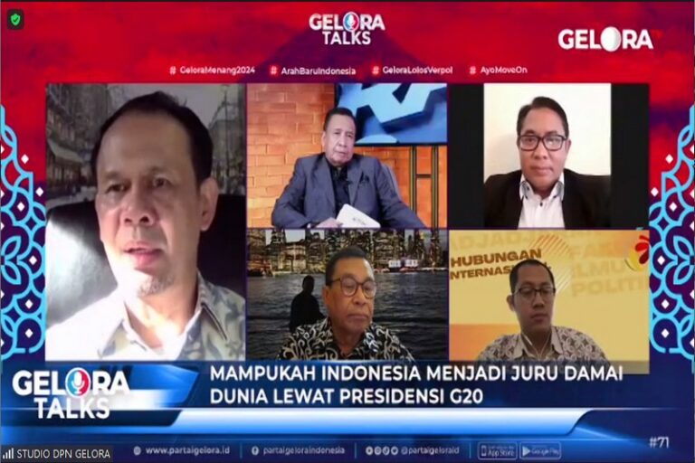Partai Gelora Apresiasi Capaian dan Keberhasilan Helatan KTT G20