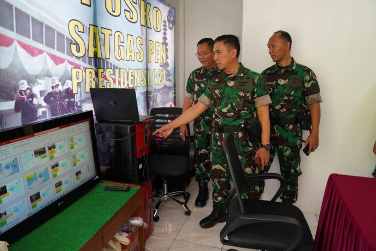 Momen Kapuspen TNI Cek Kesiapan Lokasi KTT G20