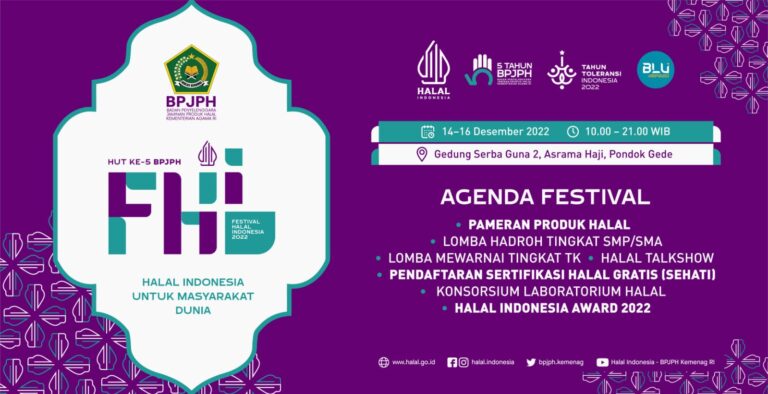 Kemenag Gelar Festival Halal Indonesia, Ada Pendaftaran Sertifikasi Gratis