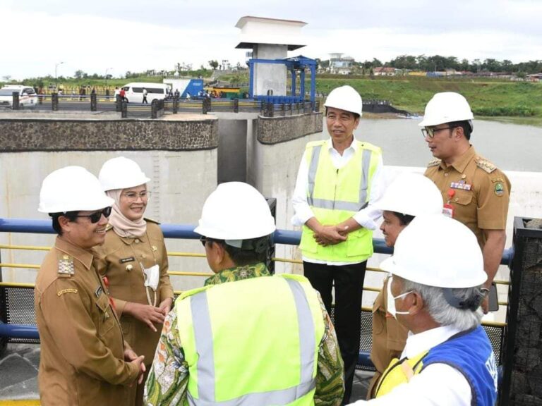 Bendungan Sadawarna Diresmikan, Jokowi Harap Kemandirian Pangan Membaik