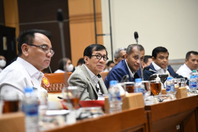Yasonna Paparkan Empat Terobosan Kemenkumham selama 2022