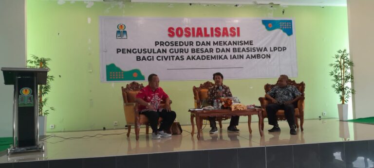 Kemenag Dorong Dosen IAIN Ambon Urus Pangkat Akademik hingga Guru Besar