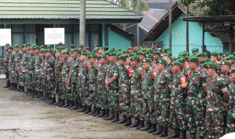 Ratusan Personel Kodim Depok Turun Amankan Perayaan Tahun Baru