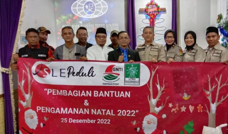 SLE Peduli dan LPNU Jakarta Selatan ‘Berbagi Bersama dan Pengamanan Natal 2022’