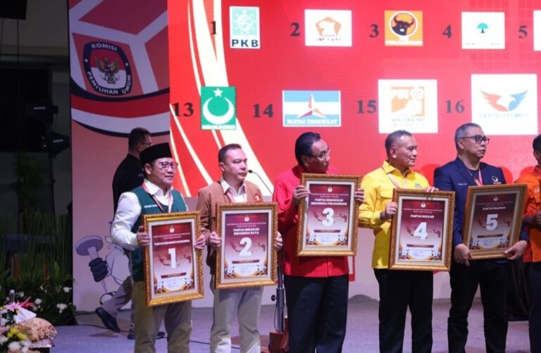 Ini Daftar Nomor Urut Partai Peserta Pemilu 2024