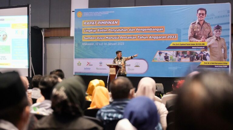 Perkuat SDM, Mentan Syahrul Minta Jajaran BPPSDMP Perkuat Konsolidasi dan Harmonisasi