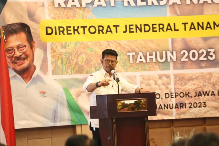 Mentan SYL Pacu Produksi Tanaman Pangan 2023