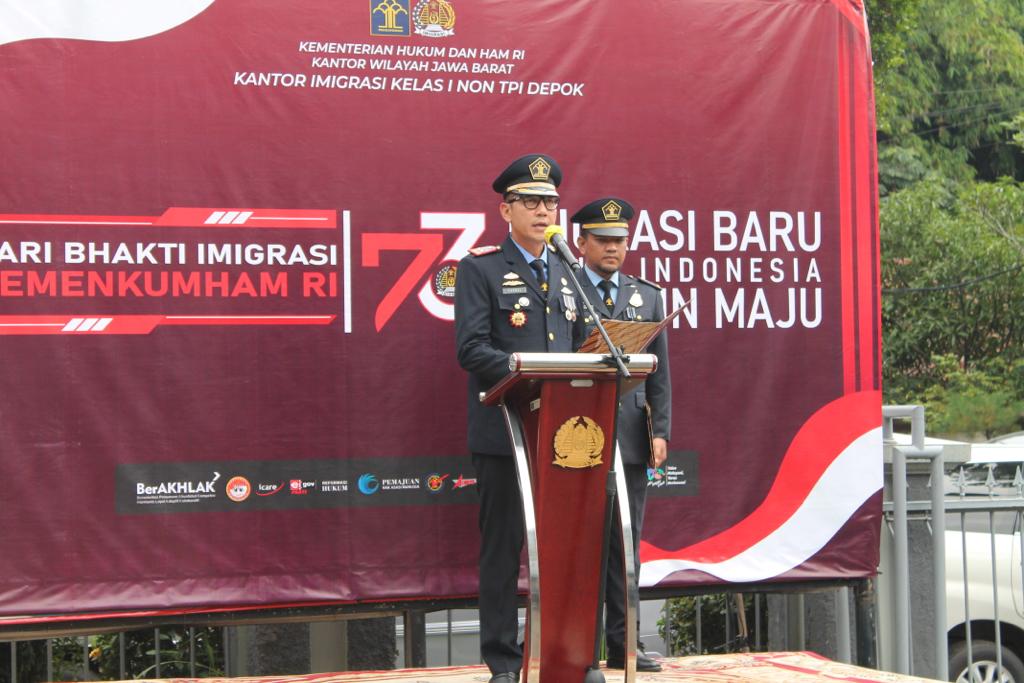 Peringatan HBI Ke-73, Imigrasi Depok: Jadikanlah Pekerjaan sebagai Ibadah