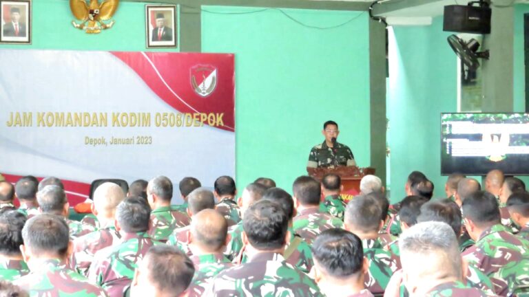 Prajurit Kodim Depok Diminta Selalu Siaga Cek Aliran Sungai