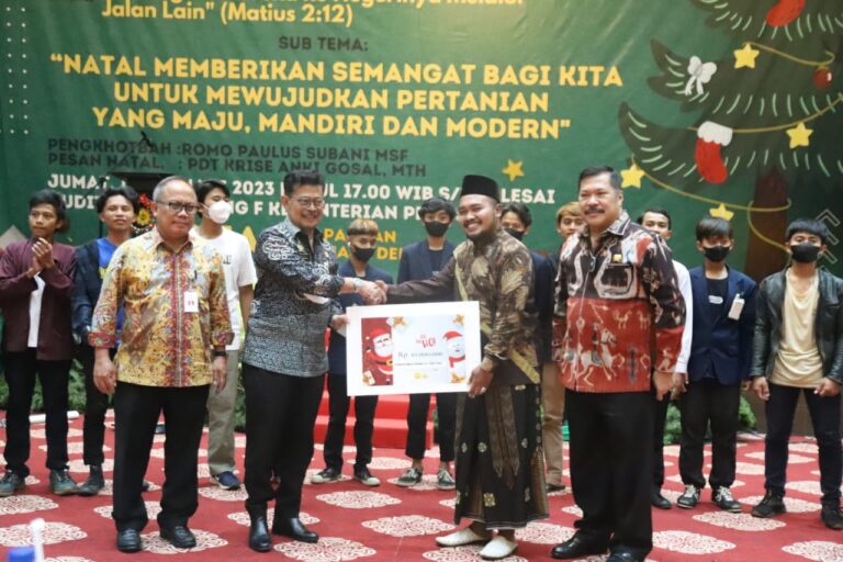 Perayaan Natal Kementan, Mentan Ajak Umat Nasrani Sukseskan Program Pertanian 2023