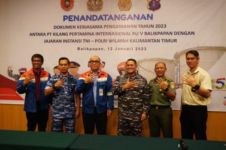 Sinergi Pengamanan Objek Vital Nasional, Pertamina Tanda Tangan Kerja Sama dengan TNI – POLRI