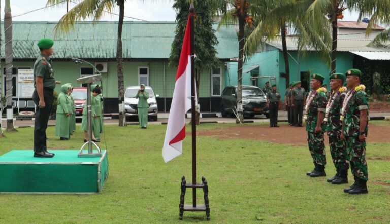 Sambut Kepulangan Tugas dari Papua, Dandim Depok Puji Tiga Prajuritnya