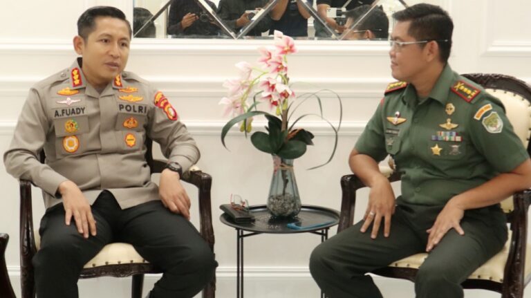 Dandim Depok Terima Kunjungan Kapolres Baru, Ini yang Dibahas