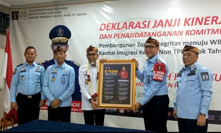 Irjen Kemenkumham Dorong Imigrasi Depok Peroleh WBBM