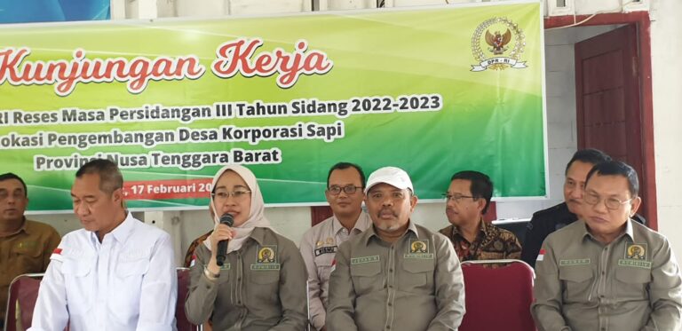 Komisi IV DPR RI Kunjungi Program Kementan Desa Korporasi Sapi di Lombok Tengah NTB