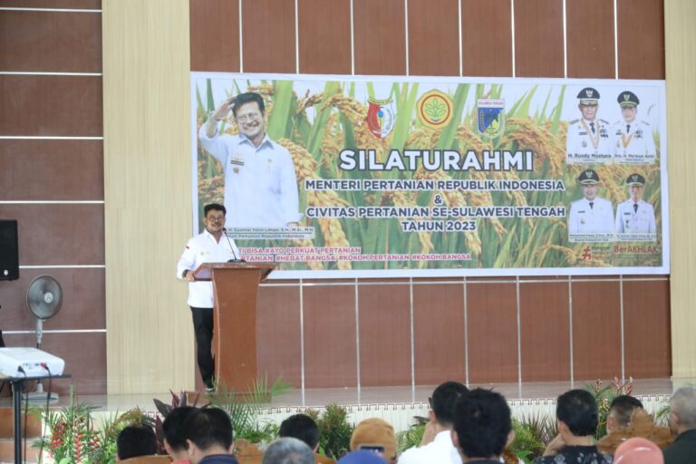 Mentan SYL Dorong Anak Muda Sulteng Bangun Pertanian Modern