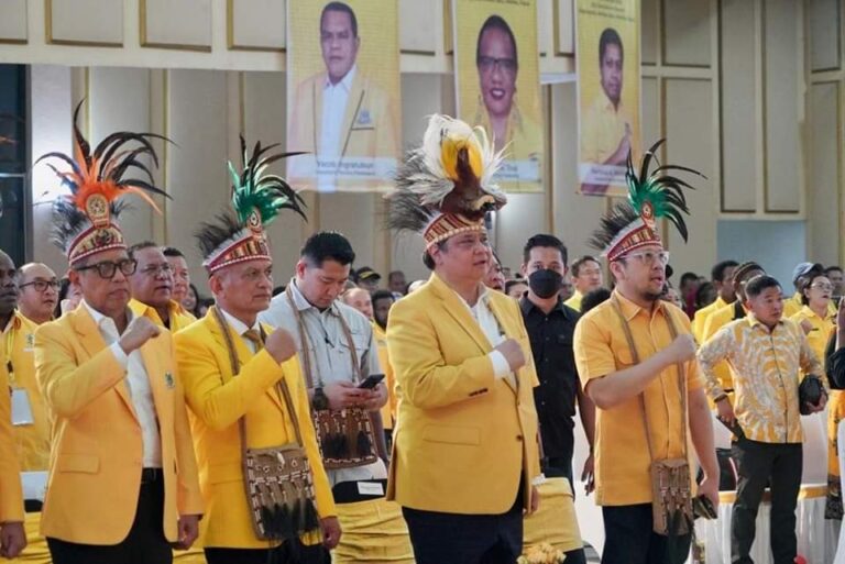 Airlangga Serukan Kejayaan Partai Golkar di Tanah Papua