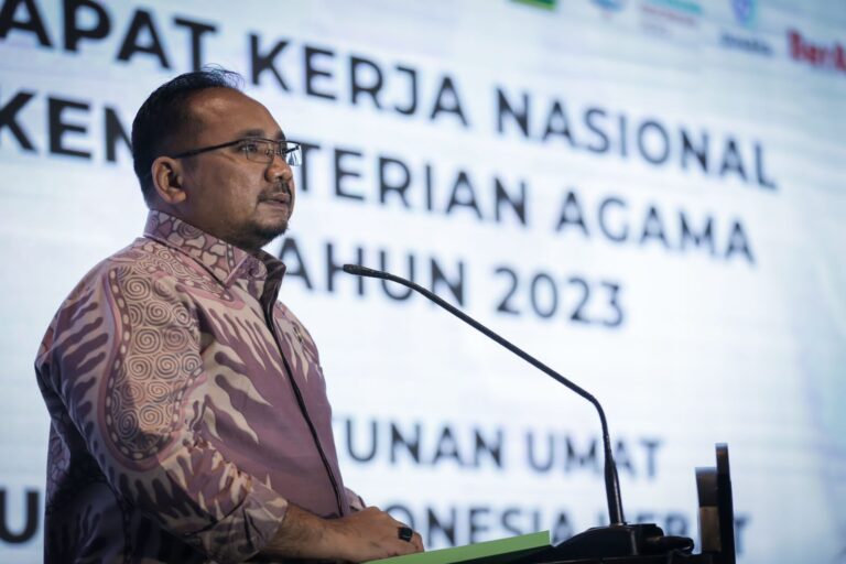 Buka Rakernas Kemenag 2023, Gus Men: Hilangkan Praktik Korupsi!