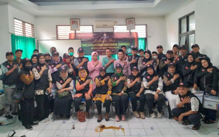 Jelang Pemilu 2024, KPU Depok Lantik 5.558 Petugas Pantarlih
