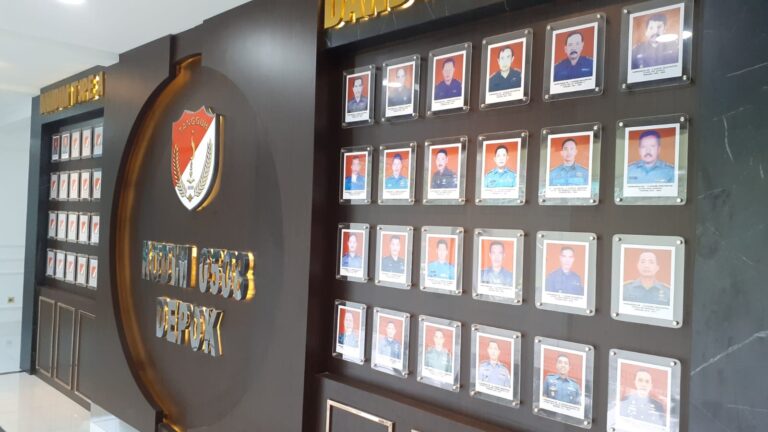 Markas Kodim Depok Dihiasi Foto Dandim dari Masa ke Masa