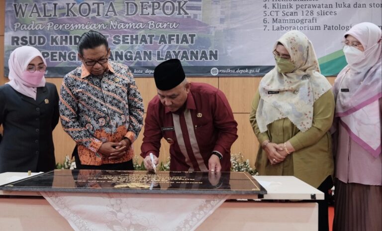RSUD Depok di Sawangan Resmi Berganti Nama