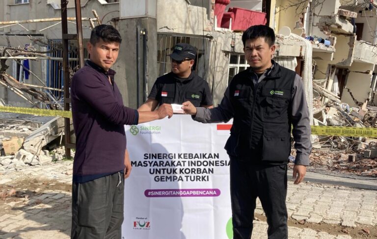 Sinergi Foundation Salurkan Bantuan untuk Masyarakat Terdampak Bencana Turkiye
