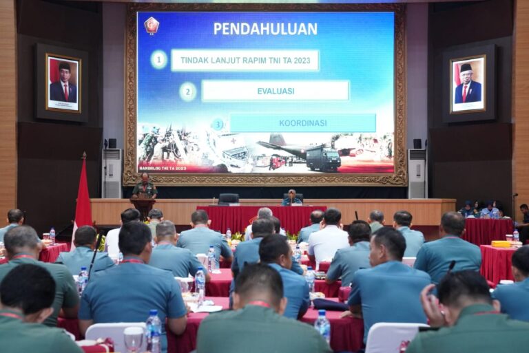 Rakor Logistik 2023, TNI Siap Perkuat Dukungan Operasi