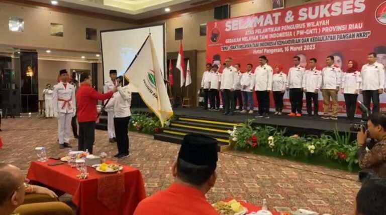 Lantik PW GNTI Riau, Rokhmin Dahuri ingatkan Amanah Megawati soal Pangan