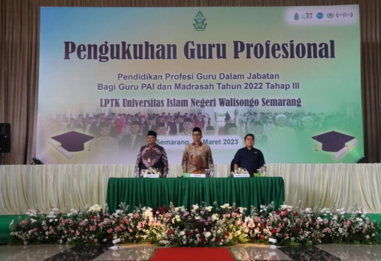 LPTK UIN Walisongo Kukuhkan 527 Guru Profesional, ini Pesan Direktur Diktis