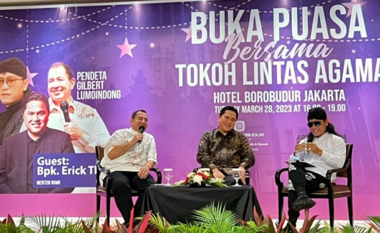 Erick Thohir Bersama Tokoh Lintas Agama Gaungkan Toleransi