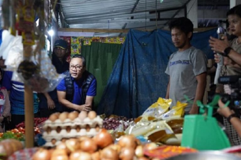 Pantau Stok bapok di Mamuju, Zulhas Klaim Harga Stabil
