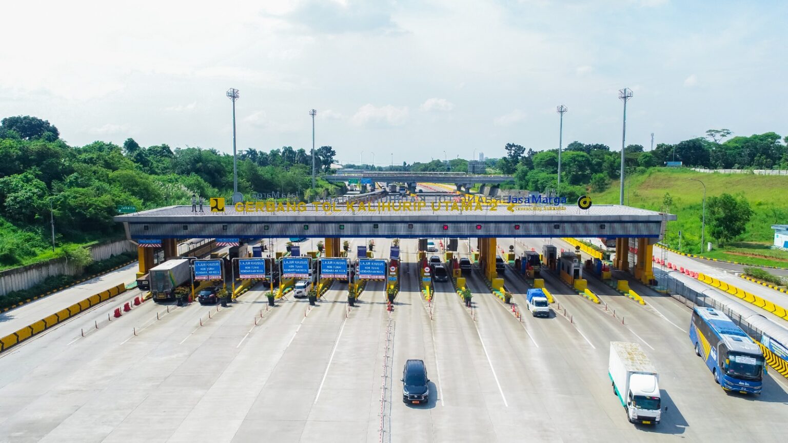 Pantauan Volume Lalu Lintas Transaksi Gerbang Tol Di Ruas Tol Jabotabek ...